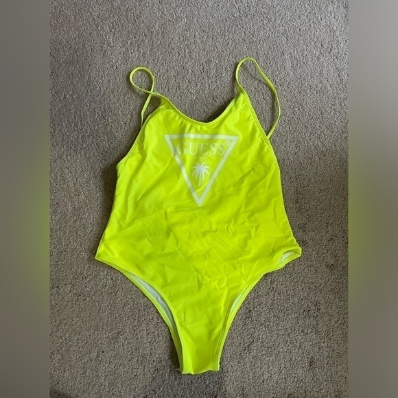 GUESS 90s look one piece bathing suit size XL - Picture 3 of 8